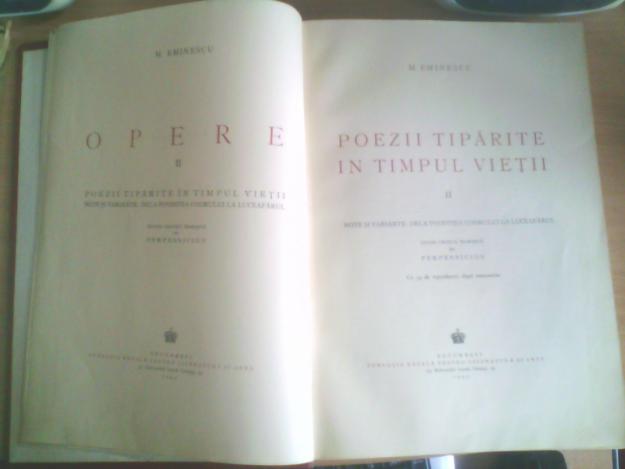 M.Eminescu - Opere II - Pret | Preturi M.Eminescu - Opere II