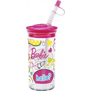 Bidon cu pai Barbie Fab 50 cl - Pret | Preturi Bidon cu pai Barbie Fab 50 cl