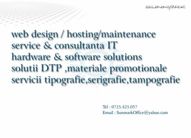 web design / hardware & software solutions - Pret | Preturi web design / hardware & software solutions