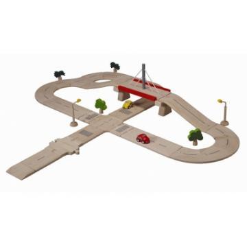 Plan Toys Circuit rutier jucarie Lux - Pret | Preturi Plan Toys Circuit rutier jucarie Lux