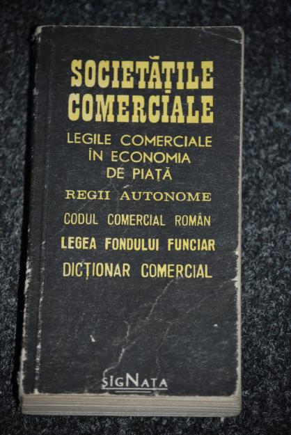 SOCIETATILE COMERCIALE - Pret | Preturi SOCIETATILE COMERCIALE