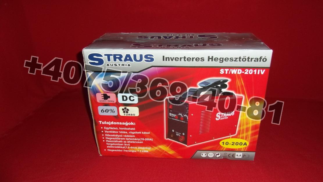 Straus Invertor aparat de sudara 200A 4700W invertor masina de sudurt NOU - Pret | Preturi Straus Invertor aparat de sudara 200A 4700W invertor masina de sudurt NOU