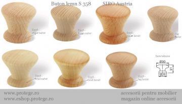 Buton conic stejar natur, S 358-30HZ1 - Pret | Preturi Buton conic stejar natur, S 358-30HZ1
