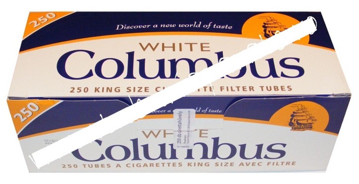 Tuburi Tigari pt.Tutun Columbus White 250 - Pret | Preturi Tuburi Tigari pt.Tutun Columbus White 250