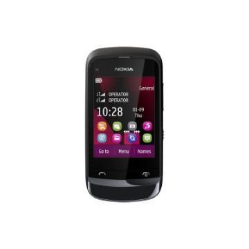 Telefon Dual-SIM Nokia C2-03 Chrome black + 2GB card - Pret | Preturi Telefon Dual-SIM Nokia C2-03 Chrome black + 2GB card