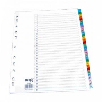 Index carton Mylar, numeric 1-12, margine color, LANDS - Pret | Preturi Index carton Mylar, numeric 1-12, margine color, LANDS