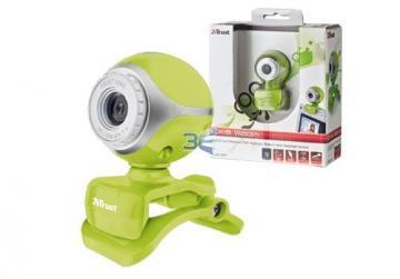 Webcam Trust Exis cu microfon, Verde - Pret | Preturi Webcam Trust Exis cu microfon, Verde