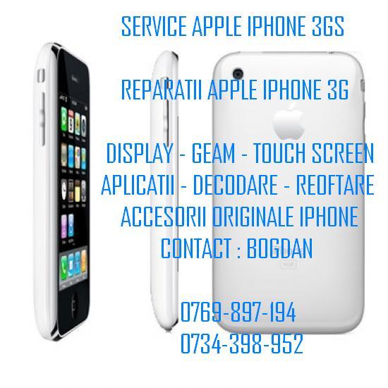 REPARATII IPHONE 3G-0769.897.194 IPHONE 3GS 4 REPARATII PARTS ORIGINAL V SERVICE GSM IPHON - Pret | Preturi REPARATII IPHONE 3G-0769.897.194 IPHONE 3GS 4 REPARATII PARTS ORIGINAL V SERVICE GSM IPHON