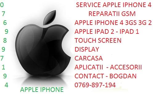 SERVICE IPAD 2 TOUCHSCREEN IPHONE 4 REPARATII APPLE IPHONE 3GS SCHIMB DISPLAY IPHONE 4, IP - Pret | Preturi SERVICE IPAD 2 TOUCHSCREEN IPHONE 4 REPARATII APPLE IPHONE 3GS SCHIMB DISPLAY IPHONE 4, IP