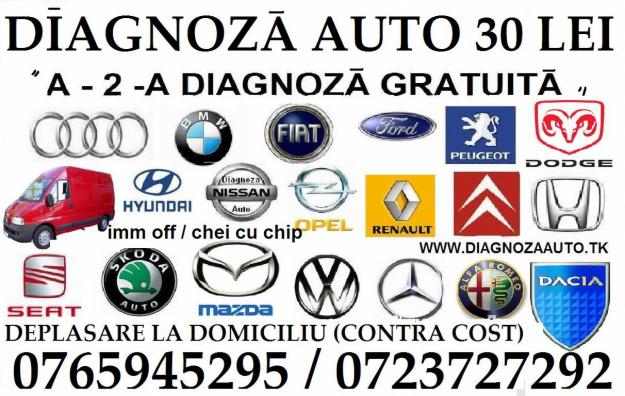 DIAGNOZA AUTO BUCURESTI LA DOMICILIU (DE LA 50 LEI) - Pret | Preturi DIAGNOZA AUTO BUCURESTI LA DOMICILIU (DE LA 50 LEI)