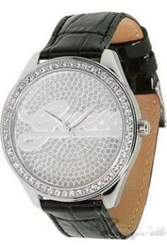 Ceas Guess Sun Dial Swarovski Black Leather U75033L2 - Pret | Preturi Ceas Guess Sun Dial Swarovski Black Leather U75033L2