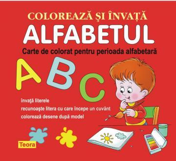 Coloreaza si invata alfabetul. Carte de colorat pentru perioada alfabetara - Pret | Preturi Coloreaza si invata alfabetul. Carte de colorat pentru perioada alfabetara