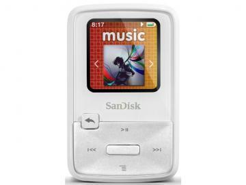 MP3 Player SanDisk Sansa Clip Zip 4GB, alb, radio, reportofon, USB, SDMX22-004G-E46W - Pret | Preturi MP3 Player SanDisk Sansa Clip Zip 4GB, alb, radio, reportofon, USB, SDMX22-004G-E46W