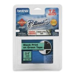 TZ TAPES LAMINATED 18mm BLACK ON GREEN - Pret | Preturi TZ TAPES LAMINATED 18mm BLACK ON GREEN