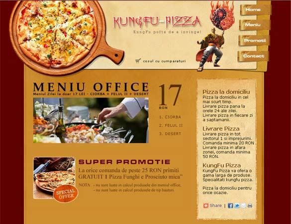 Pizza KungFu Livrare Pizza la domiciliu in Bucuresti - Pret | Preturi Pizza KungFu Livrare Pizza la domiciliu in Bucuresti