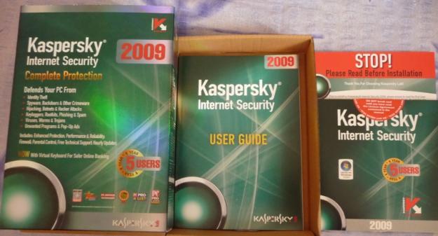 Vand Kaspersky Internet Security 2009 pt 5 PC 1 an - Pret | Preturi Vand Kaspersky Internet Security 2009 pt 5 PC 1 an