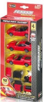 FERRARI TRIPLE PACK PLAYSET - Pret | Preturi FERRARI TRIPLE PACK PLAYSET