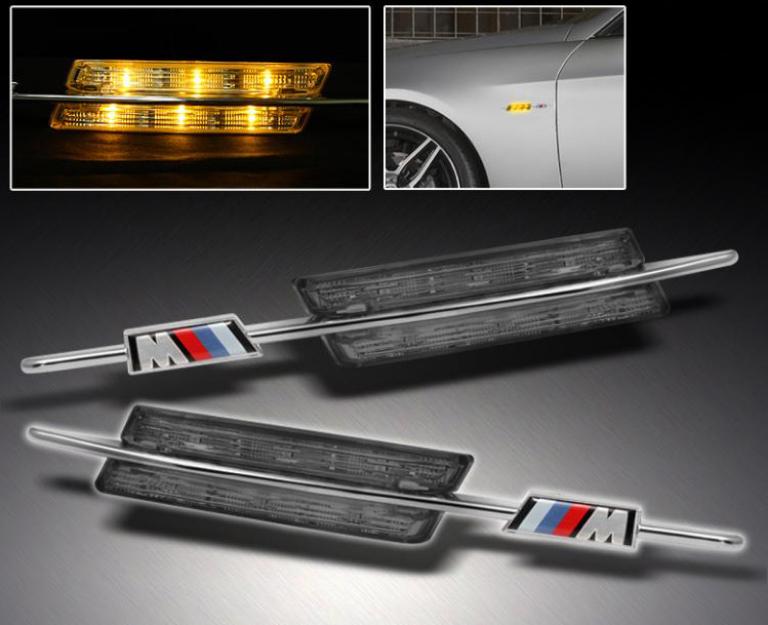 Semnalizari BMW cu sticla clara si sigla M (stanga/dreapta) – 8 Led-uri pe semnalizare - Pret | Preturi Semnalizari BMW cu sticla clara si sigla M (stanga/dreapta) – 8 Led-uri pe semnalizare