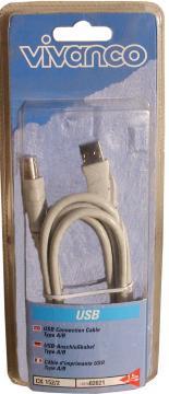 VIVANCO USB A/B min - Pret | Preturi VIVANCO USB A/B min