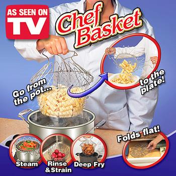 Chef Basket Deluxe, cos de gatit 12 in 1 - Pret | Preturi Chef Basket Deluxe, cos de gatit 12 in 1