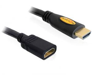 Cablu prelungitor HDMI 1.4 T - M 2M, Delock 83080 - Pret | Preturi Cablu prelungitor HDMI 1.4 T - M 2M, Delock 83080