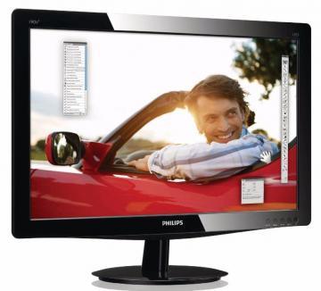 Monitor LED 18.5" 190V3LSB Philips, 1440x900, 5ms, SCR 10mil:1, 250cd, D-Sub/DVI-D, glossy black - Pret | Preturi Monitor LED 18.5" 190V3LSB Philips, 1440x900, 5ms, SCR 10mil:1, 250cd, D-Sub/DVI-D, glossy black
