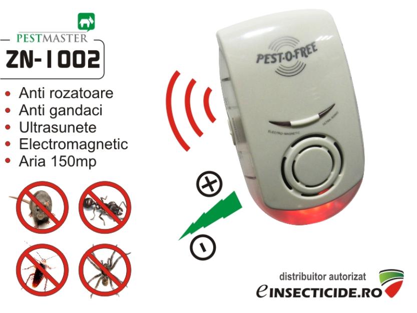 Pestmaster ZN1002 anti insecte taratoare cu ultrasunete si unde electromagnetice - Pret | Preturi Pestmaster ZN1002 anti insecte taratoare cu ultrasunete si unde electromagnetice