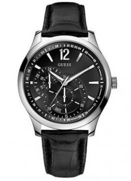 GUESS U95152G1 Black Leather - Pret | Preturi GUESS U95152G1 Black Leather