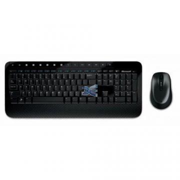 Microsoft Kit Wireless Desktop 2000 BlueTrack, Negru - Pret | Preturi Microsoft Kit Wireless Desktop 2000 BlueTrack, Negru