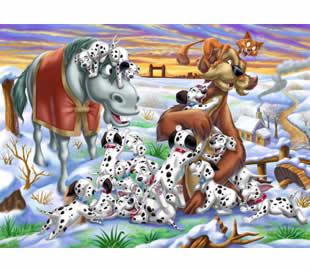 Puzzle Clementoni 104 - DALMATIENI - Pret | Preturi Puzzle Clementoni 104 - DALMATIENI