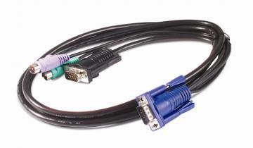KVM PS/2 Cable 1.8m, Kb/Mouse/Vga, APC AP5250 - Pret | Preturi KVM PS/2 Cable 1.8m, Kb/Mouse/Vga, APC AP5250