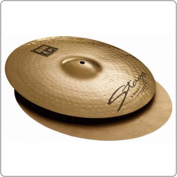 Stagg DH-HR14B - Pereche cinele Hi Hat 14" DH Brilliant Rock - Pret | Preturi Stagg DH-HR14B - Pereche cinele Hi Hat 14" DH Brilliant Rock