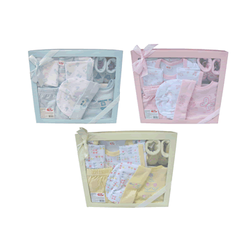 Set cadou bebe 5 piese, 0-6 luni - Pret | Preturi Set cadou bebe 5 piese, 0-6 luni