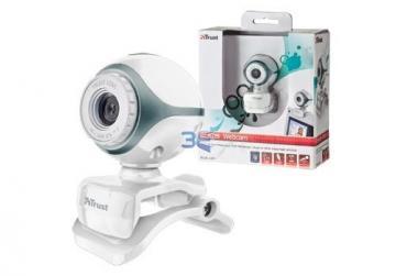 Webcam Trust Exis cu microfon, Alb - Pret | Preturi Webcam Trust Exis cu microfon, Alb