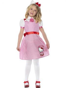 Costum Carnaval Copii Hello Kitty - Pret | Preturi Costum Carnaval Copii Hello Kitty