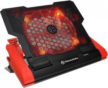 Notebook coolling Thermaltake Massive23 GT, 20cm red LED Fan, Metal Mesh, Five different angles adjustment - Pret | Preturi Notebook coolling Thermaltake Massive23 GT, 20cm red LED Fan, Metal Mesh, Five different angles adjustment