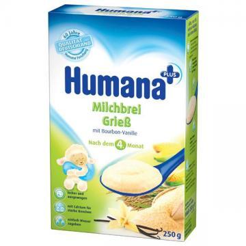 Humana Cereale cu Vanilie (de la 4 luni) 250gr - Pret | Preturi Humana Cereale cu Vanilie (de la 4 luni) 250gr