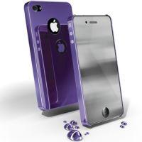 Accesoriu Cellularline Husa Violet Chrome pentru iPhone 4 - Pret | Preturi Accesoriu Cellularline Husa Violet Chrome pentru iPhone 4