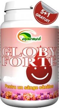 Globy Forte *50tbl PROMO 5+1 GRATIS - Pret | Preturi Globy Forte *50tbl PROMO 5+1 GRATIS