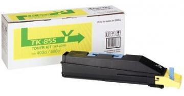 Toner galben pentru TASKALFA 400CI / 500CI, 18.000pg, TK-855Y, Kyocera - Pret | Preturi Toner galben pentru TASKALFA 400CI / 500CI, 18.000pg, TK-855Y, Kyocera