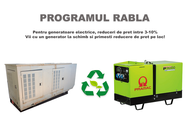 Programul RABLA pentru GENERATOARE - Pret | Preturi Programul RABLA pentru GENERATOARE