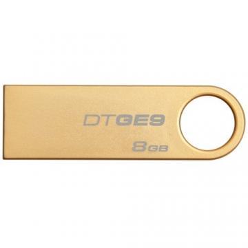 USB Flash Drive DTGE9/8GB 8 GB USB 2.0 Kingston DataTraveler GE9 Gold Metal casing - Pret | Preturi USB Flash Drive DTGE9/8GB 8 GB USB 2.0 Kingston DataTraveler GE9 Gold Metal casing