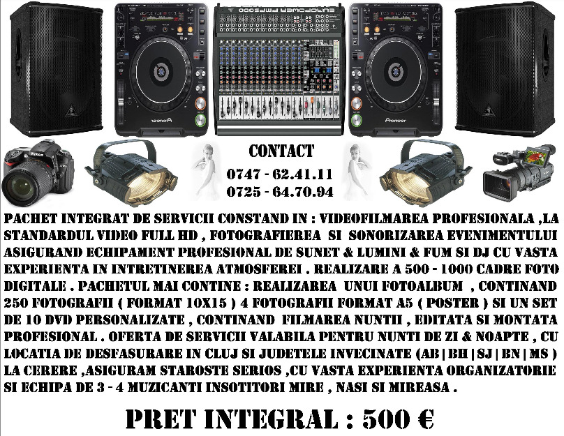 oferta nunti de zi & noapte - Pret | Preturi oferta nunti de zi & noapte