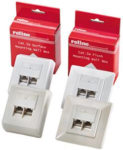 Priza RJ45 ingropata Roline Cat. 5e ecranata - Pret | Preturi Priza RJ45 ingropata Roline Cat. 5e ecranata