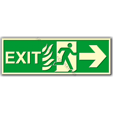 indicatoare fotoluminiscente exit - Pret | Preturi indicatoare fotoluminiscente exit