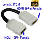 Cablu extensie HDMI mama la HDMI mama - Pret | Preturi Cablu extensie HDMI mama la HDMI mama