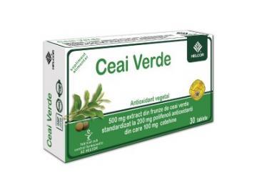 Ceai Verde 500mg *30cpr - Pret | Preturi Ceai Verde 500mg *30cpr