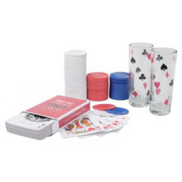 Set poker cu 100 de jetoane, un pachet carti de joc - Pret | Preturi Set poker cu 100 de jetoane, un pachet carti de joc
