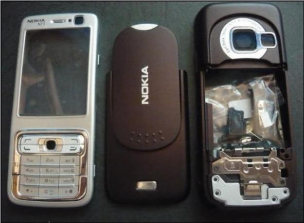 Carcasa Nokia N73 Silver ( Argintie ) ORIGINALA COMPLETA - Pret | Preturi Carcasa Nokia N73 Silver ( Argintie ) ORIGINALA COMPLETA