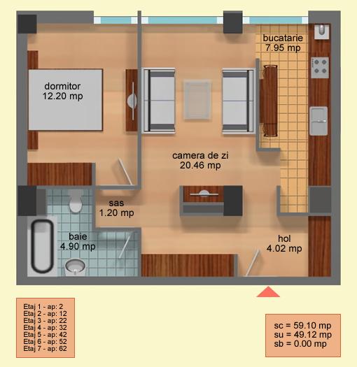 apartament nou 2 camere ARED; fara banci; cu rate 7 ani ARED - Pret | Preturi apartament nou 2 camere ARED; fara banci; cu rate 7 ani ARED